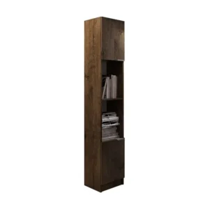 Prateleira Dover 112, Com portas, Placa de aglomerado laminado com Montagem Fácil