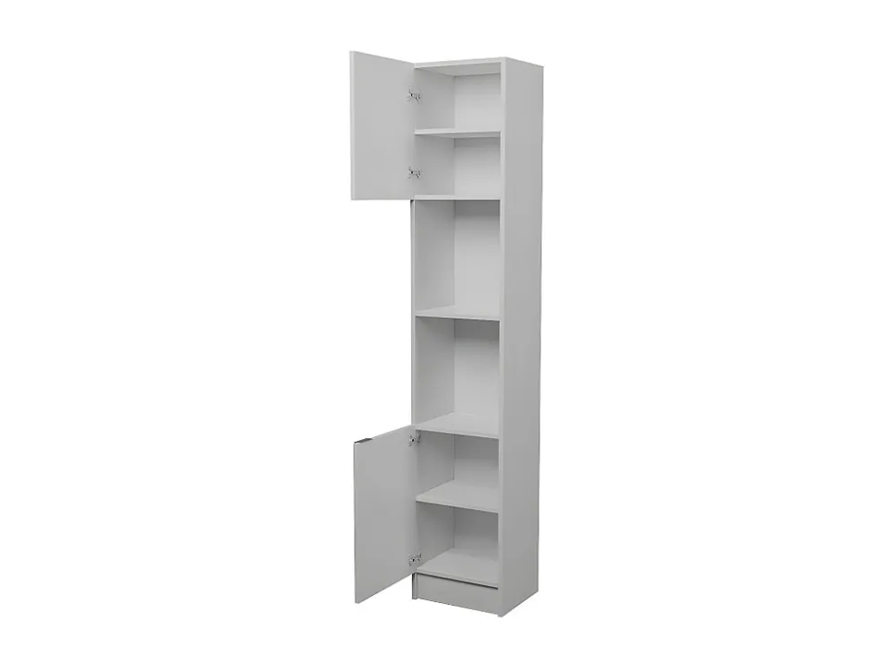 Prateleira Dover 112, Com portas, Placa de aglomerado laminado com Montagem Fácil