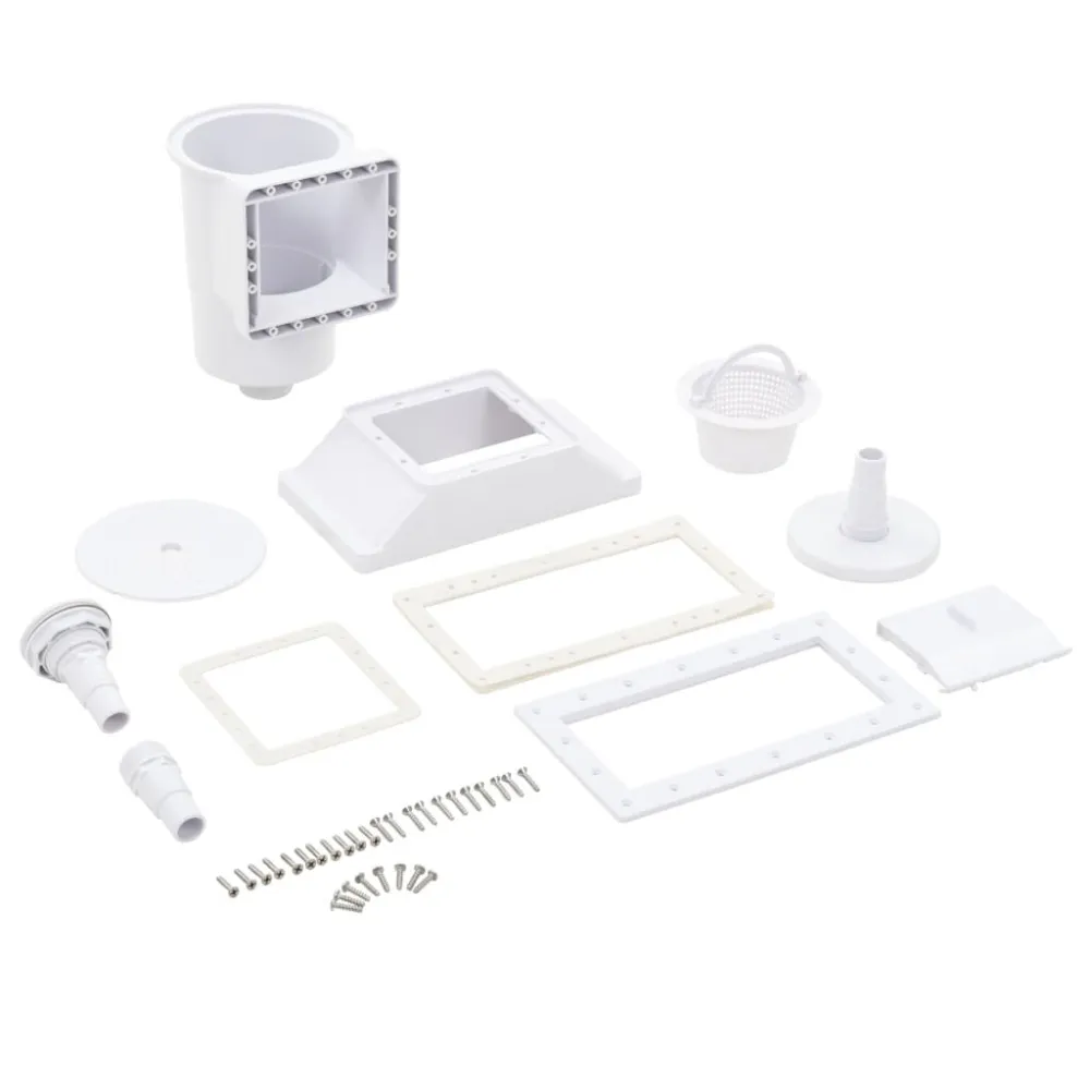 Skimmer de piscina de boca larga 11 pcs 34,3x25x30,5 cm em ço Inoxidável