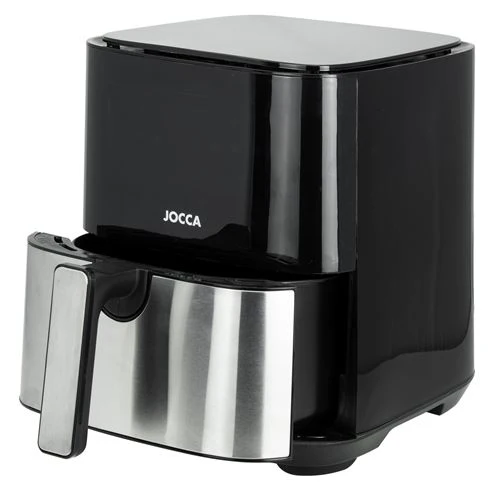 Fritadeira Sem Óleo Jocca AirFryer Com Ecrâ Tatil - 5 L - Preto - Outlet - Grade | Entrega Rápida