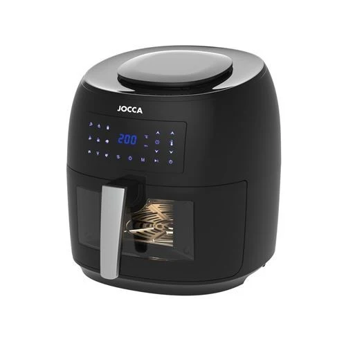 Fritador Profissional Air Fryer Jocca com Janela 7,4 L - Preto - Outlet - Grade