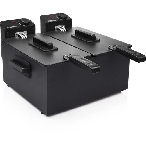 Fritadeira Dupla Princess 183028 | 2 x 3 L | 3600 W | Preto