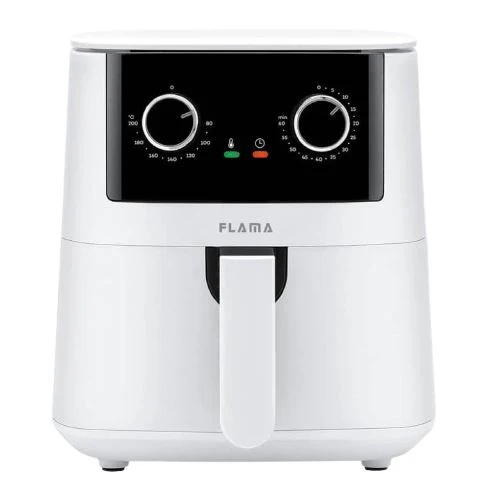 Fritadeira sem Óleo AirFryer Flama 645FL 4,2L - Branca em ço Escovado