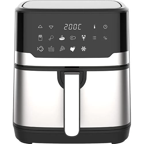 Fritadeira Sem Óleo AirFryer Jocca 2719 6.5L - Preto / Prateado