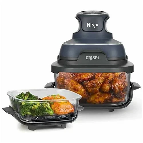 Fritadeira Sem Óleo AirFryer Ninja FN101EUGY 3,8 L | 4 em 1 - Azul apagado metalizado