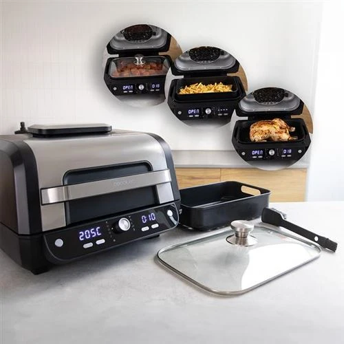 Grill de Contato Fritadeira sem Óleo Cecotec Cecofry FireDome 8000 Pro