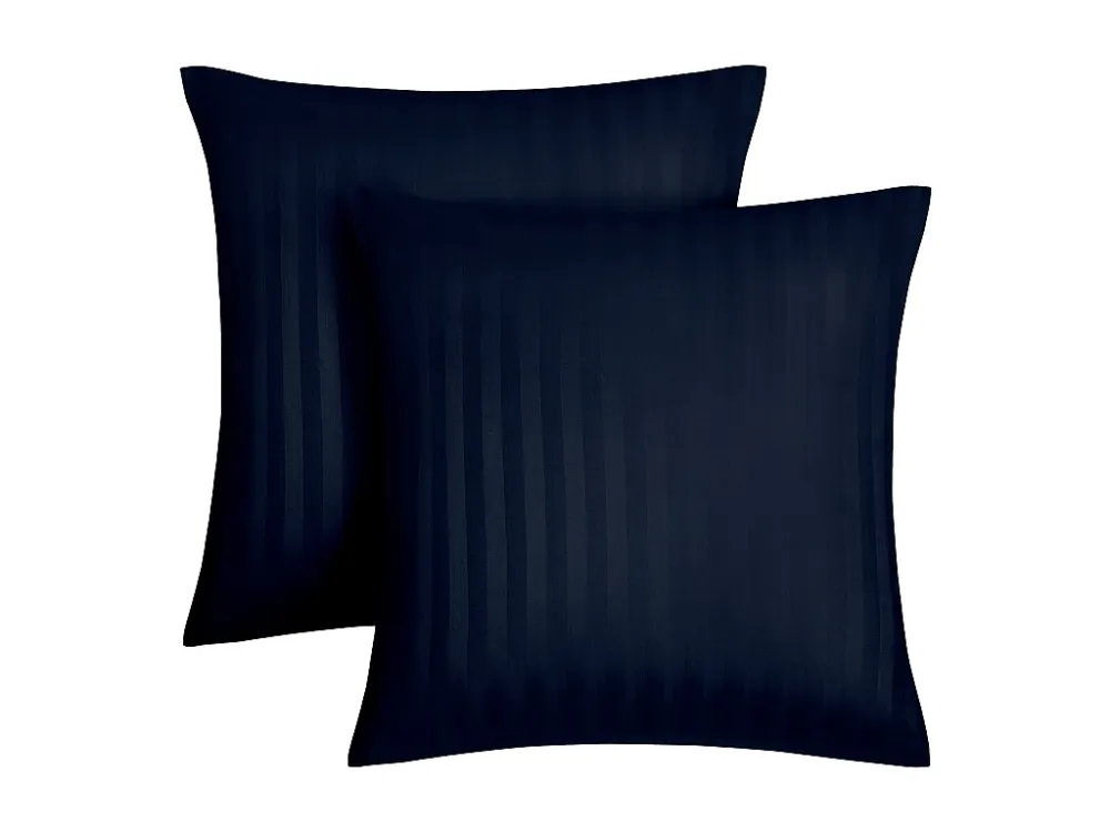 Conjunto de 2 fronhas em cetim 92 fios/cm² 63 x 63 cm azul - ABILY de PALACIO compatible Travesseiro King Size