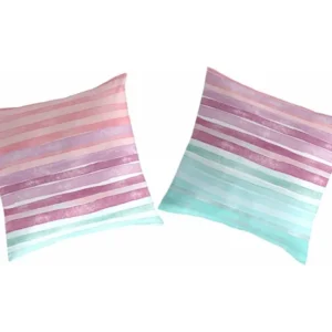 Fronhas Naf Naf Elyse multicoloridas em Veludo
