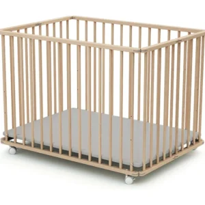 Box pieghevole per bambini legno Faggio grezzo 70 x 100 cm para Presente de Aniversário