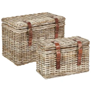 Suporte para Escova de Dentes Set 2 Rattan Boxes Light IRBID