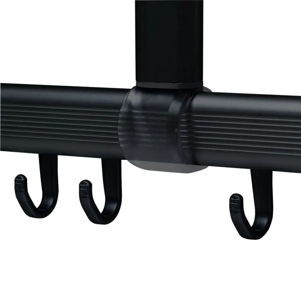 Sealskin Conjunto de varões para cortina de duche Easy-Roll preto