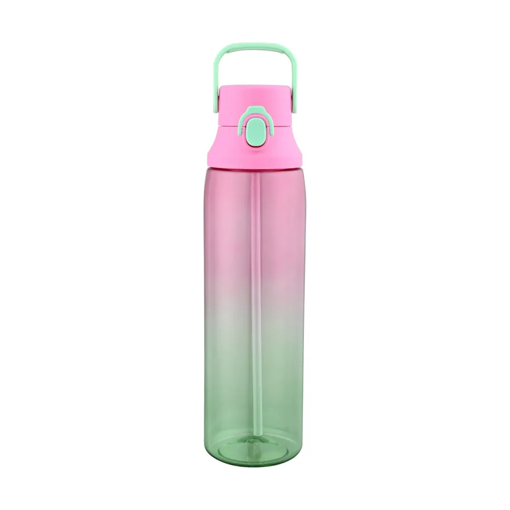 Garrafa 950ml Funtastic Rosa/Verde da Linha Modular