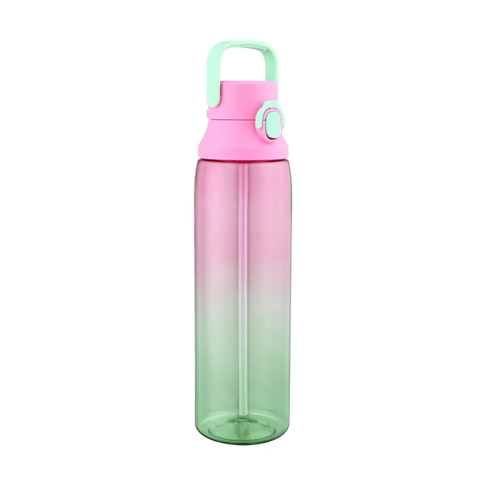 Garrafa 950ml Funtastic Rosa/Verde da Linha Modular