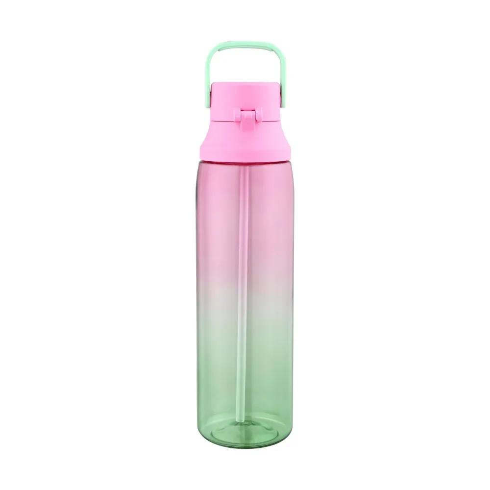 Garrafa 950ml Funtastic Rosa/Verde da Linha Modular