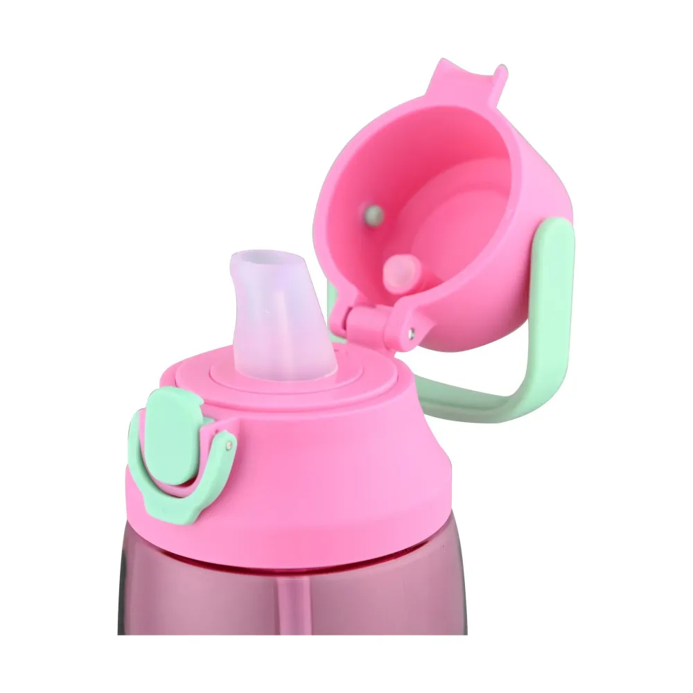 Garrafa 950ml Funtastic Rosa/Verde da Linha Modular