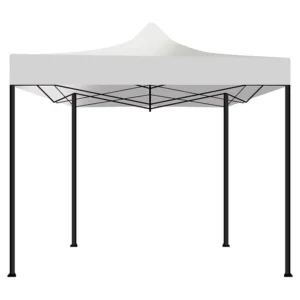 Gazebo de Jardim com Mosquiteiro Tenda de jardim / Gazebo 3X3 Tenda dobrável à prova de água para feiras e mercados Branco