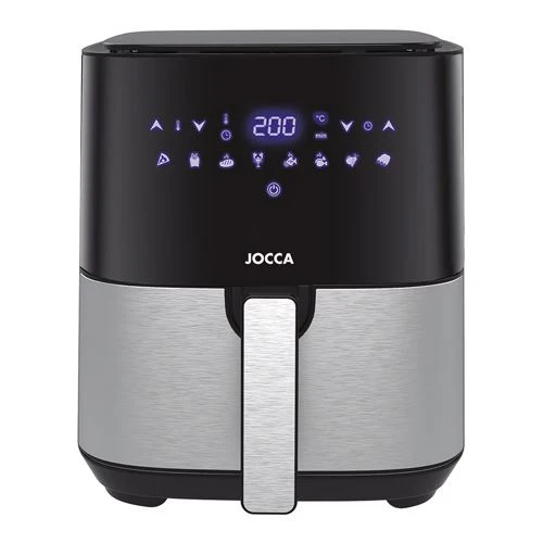 Fritadeira sem Óleo Jocca Airfryer com Grelha Excedente 1599A- 5L - Outlet - Grade - Kit Completo Acessórios