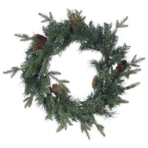 Grinalda decorativa verde ⌀ 60 cm KAMERUN em Vermelho e Dourado