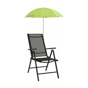 Guarda-sóis para cadeira de campismo 2 peças 105 cm verde Clicnbuy