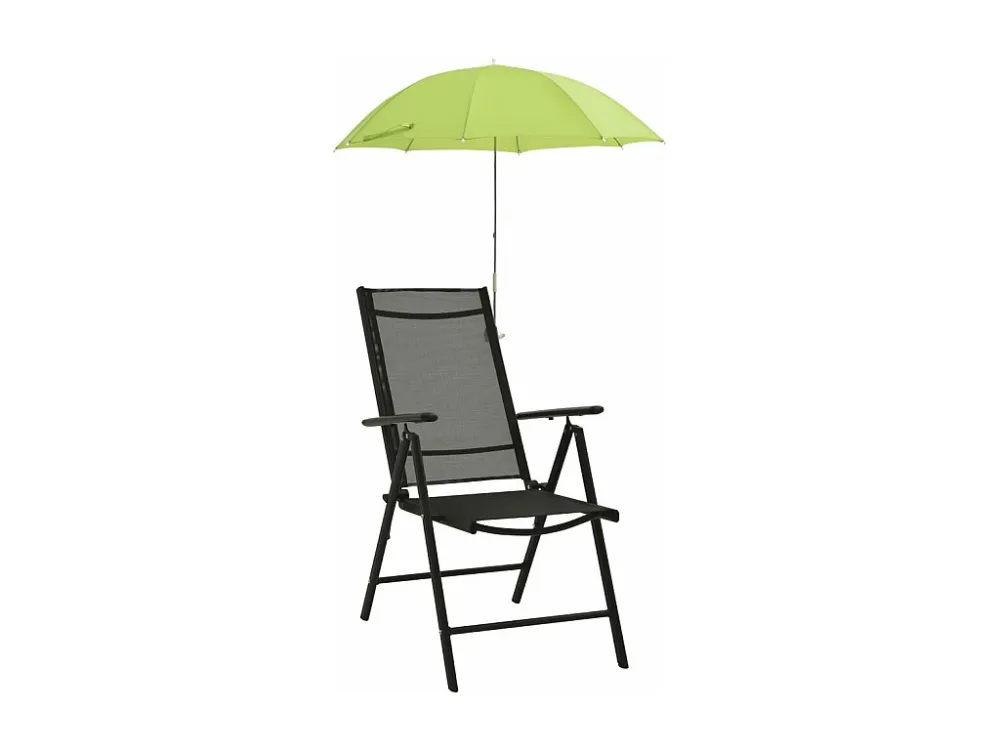 Guarda-sóis para cadeira de campismo 2 peças 105 cm verde Clicnbuy