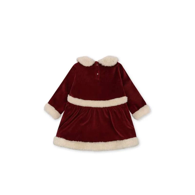 Resistente ao Clima Konges Sløjd Vestido de Natal - GRS - Dália Vermelha