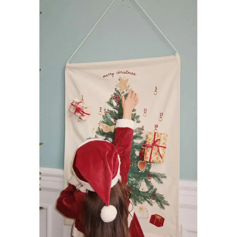 Resistente ao Clima Konges Sløjd Vestido de Natal - GRS - Dália Vermelha