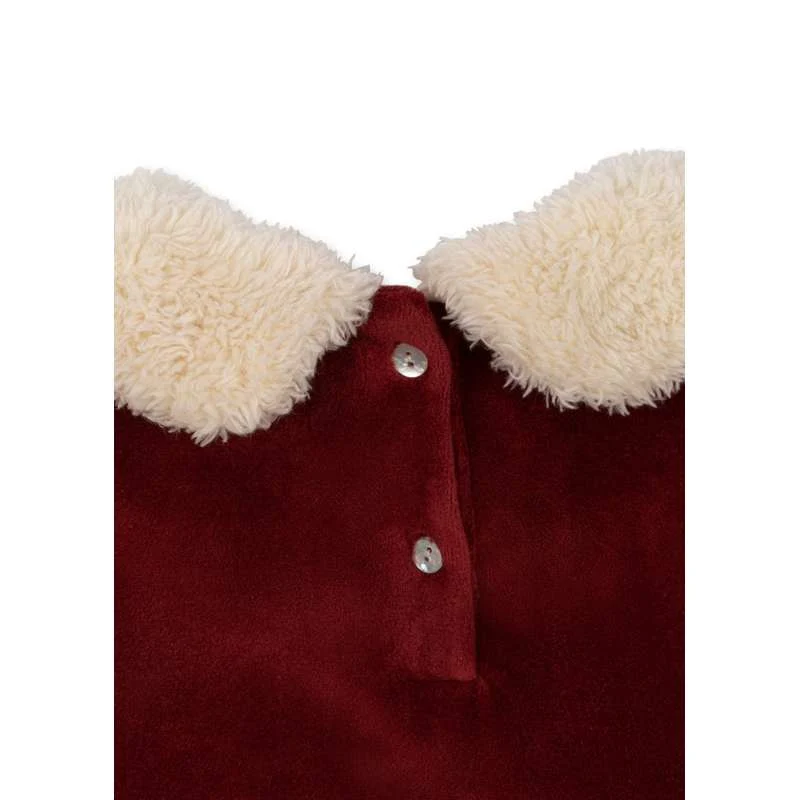 Resistente ao Clima Konges Sløjd Vestido de Natal - GRS - Dália Vermelha