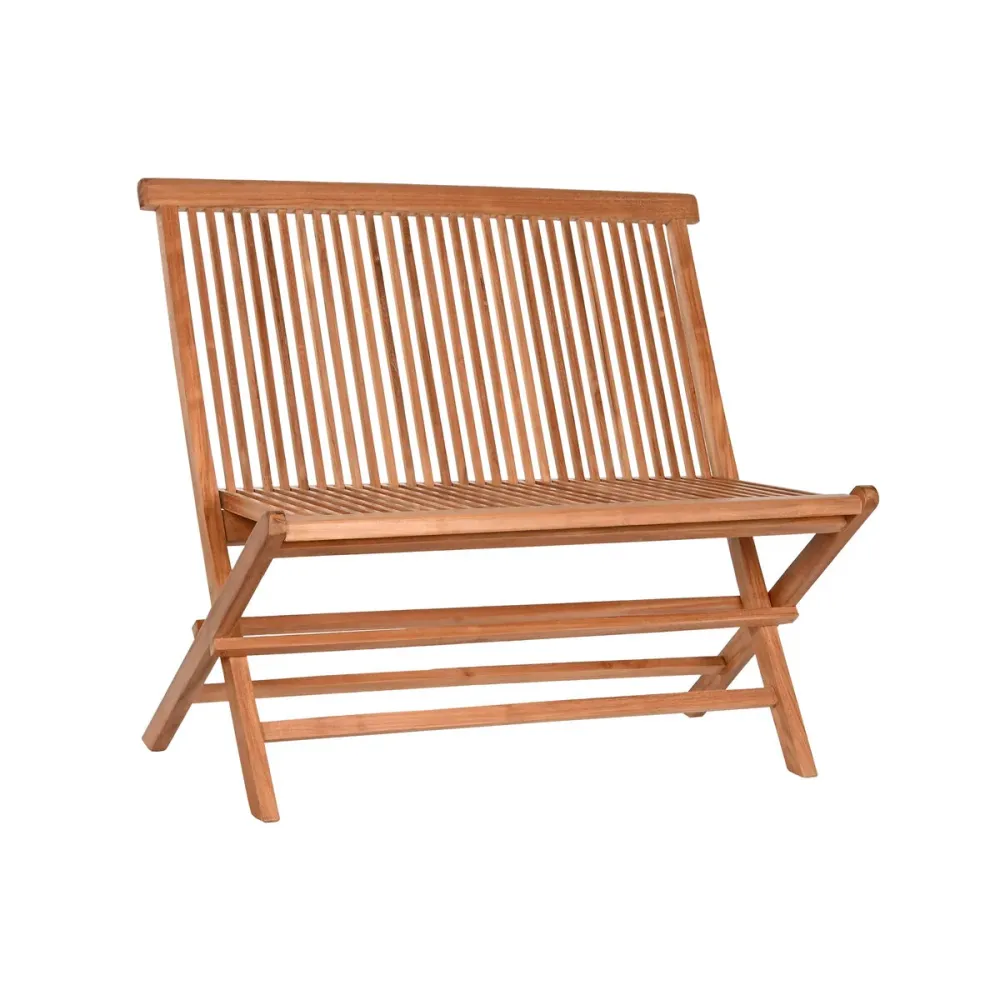 Banco Home ESPRIT Castanho Natural 100 x 45 x 90 cm