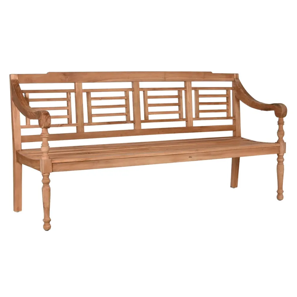 Banco Home ESPRIT Natural Teca Lapidado 200 x 65 x 101 cm