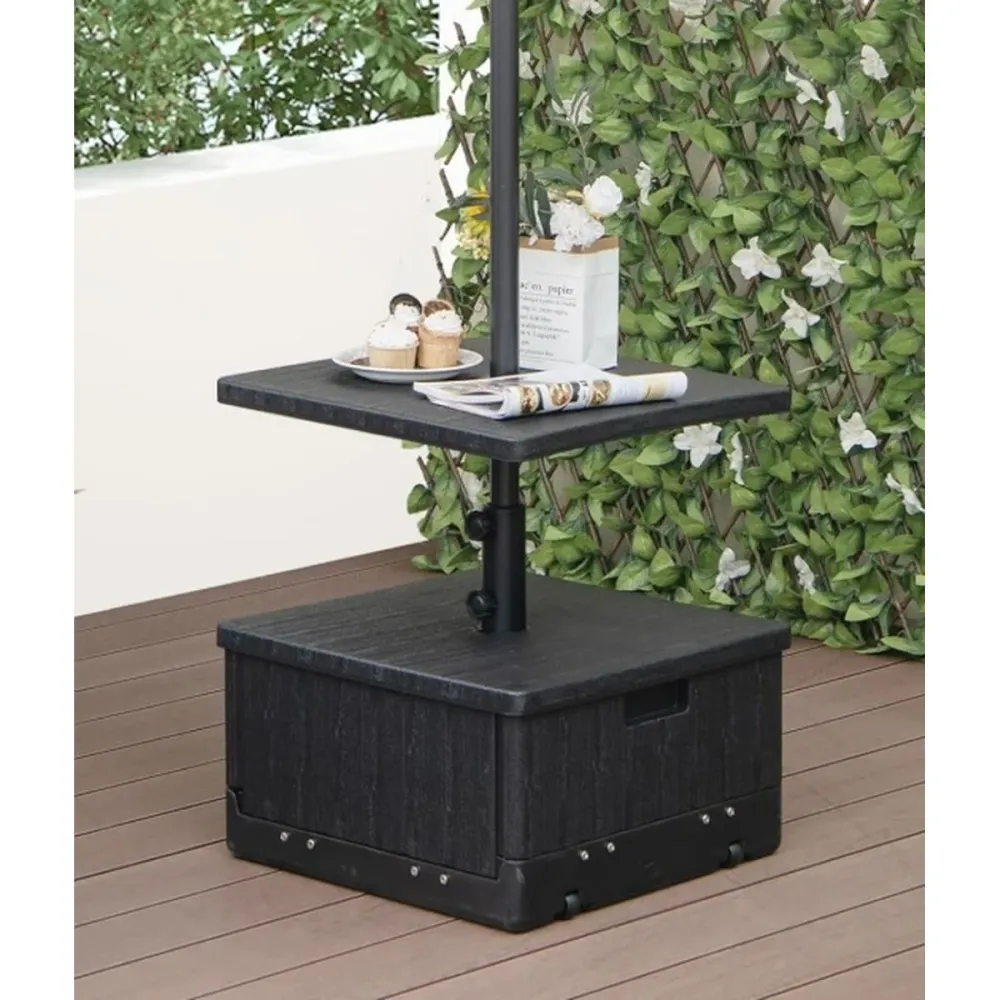 Base para Guarda-Sol Home ESPRIT Preto 53 X 53 X 30 CM