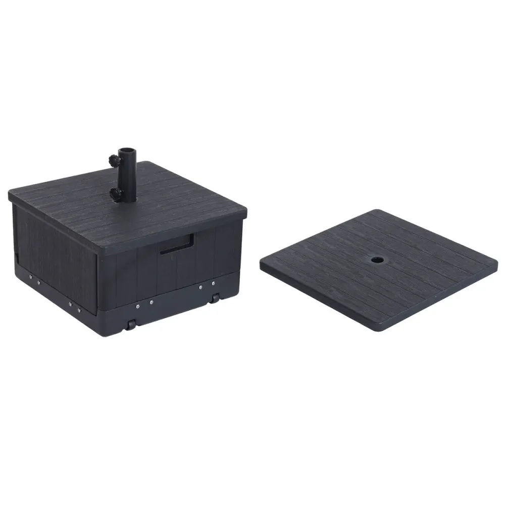 Base para Guarda-Sol Home ESPRIT Preto 53 X 53 X 30 CM
