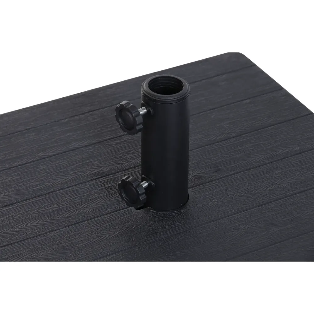 Base para Guarda-Sol Home ESPRIT Preto 53 X 53 X 30 CM
