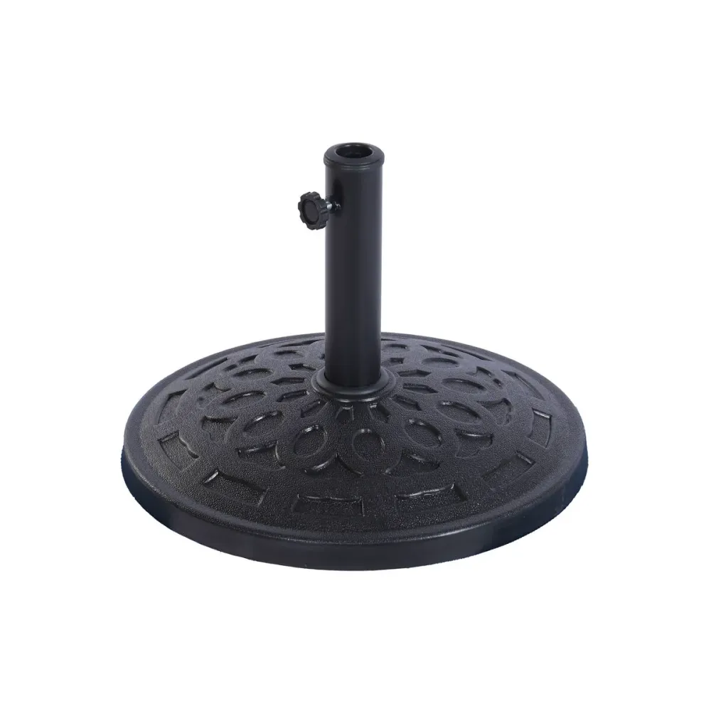 Base para Guarda-Sol Home ESPRIT Preto 50 x 50 x 34 cm