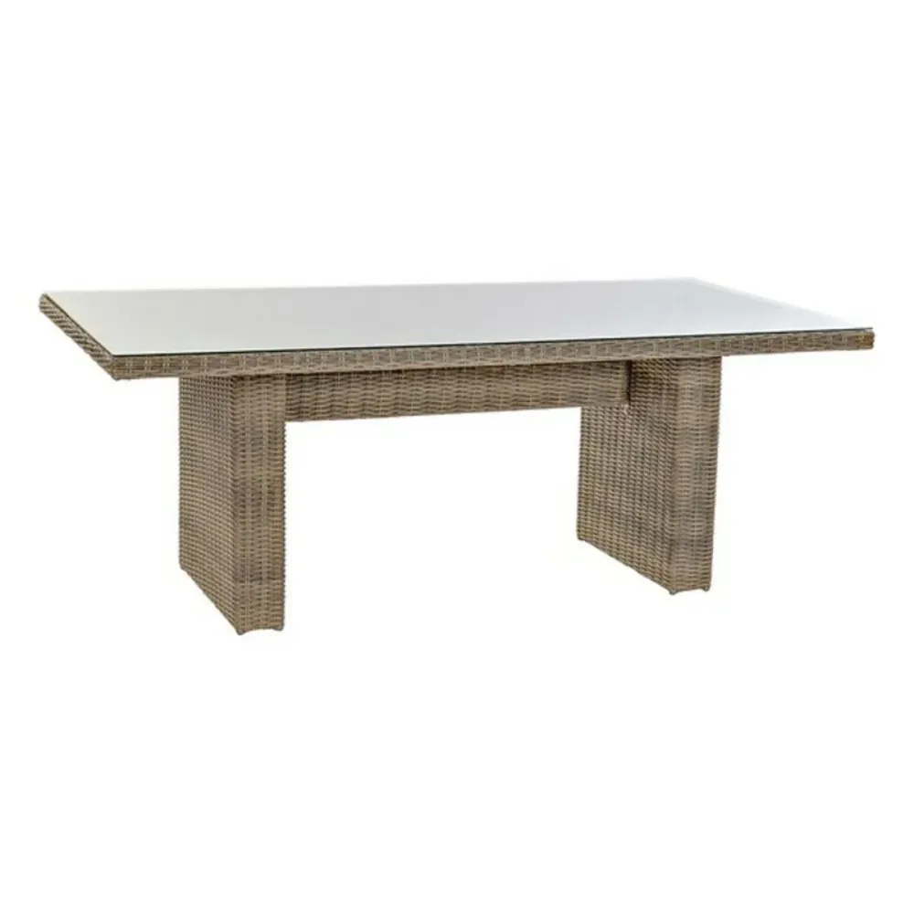 Conjunto de mesa com 6 cadeiras DKD Home Decor 93 cm 200 x 100 x 75 cm (7 pcs)