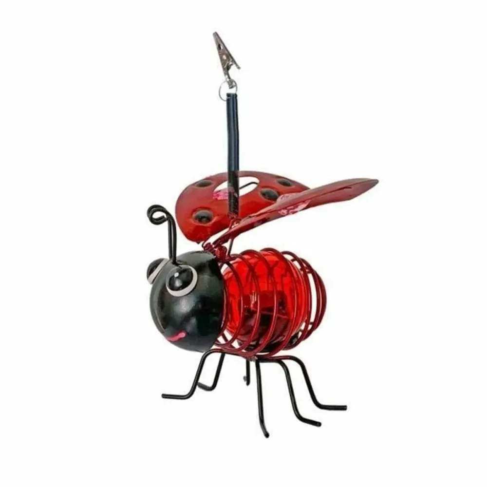 Decoração luminosa Galix Joaninha Metal Plástico