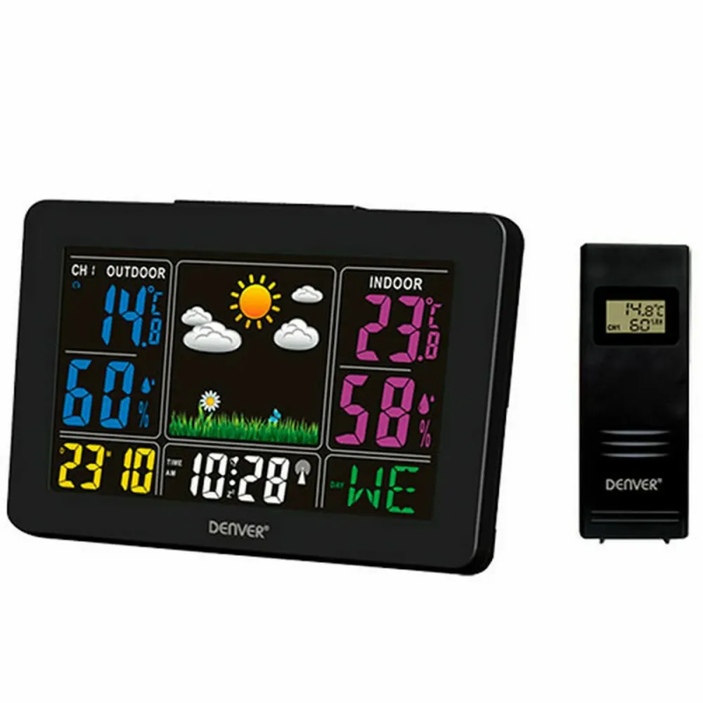 Estação Meteorológica Multifunções Denver Electronics WS-540 Preto