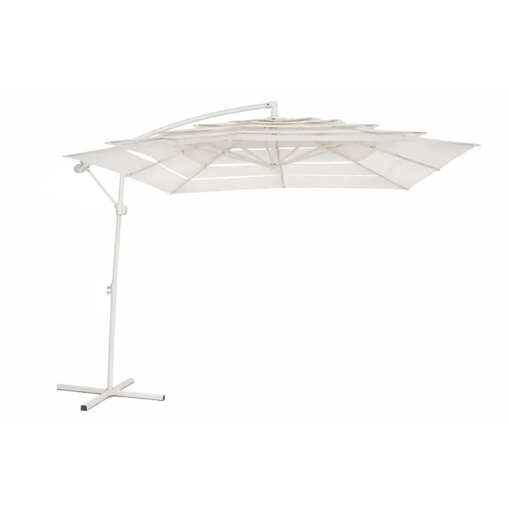 Guarda-sol Home ESPRIT Branco 250 X 250 X 250 CM