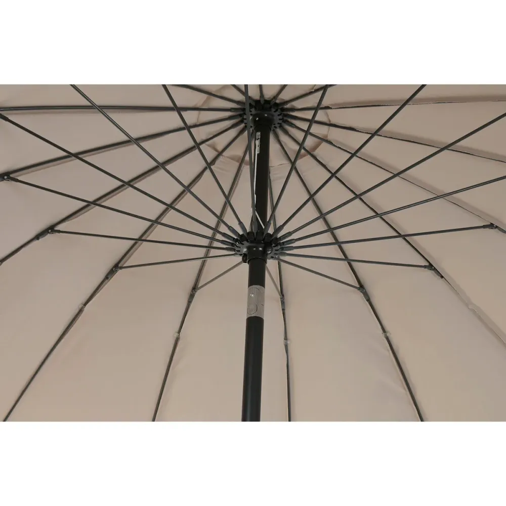 Guarda-sol Home ESPRIT Preto Areia 280 X 280 X 250 CM