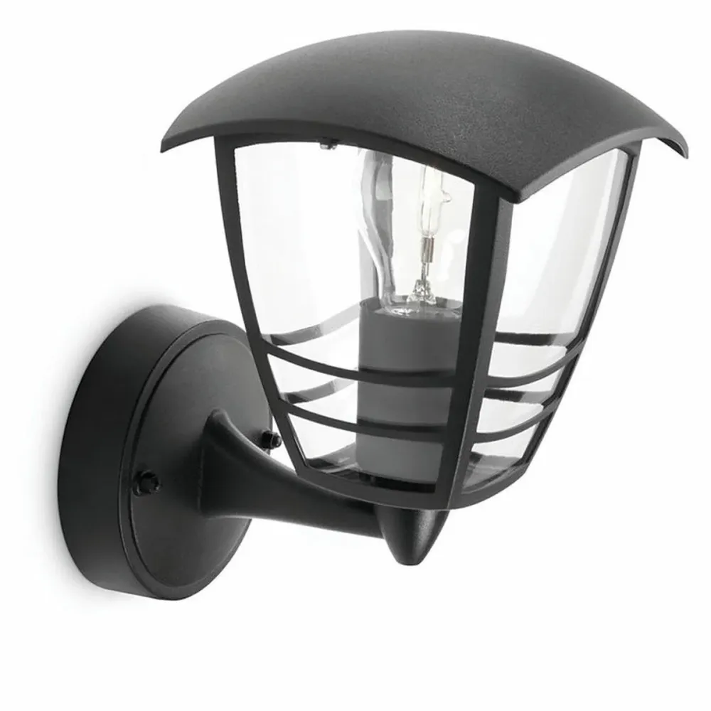 Luz de Parede Philips 15380/30/16 Preto Alumínio 60 W E27