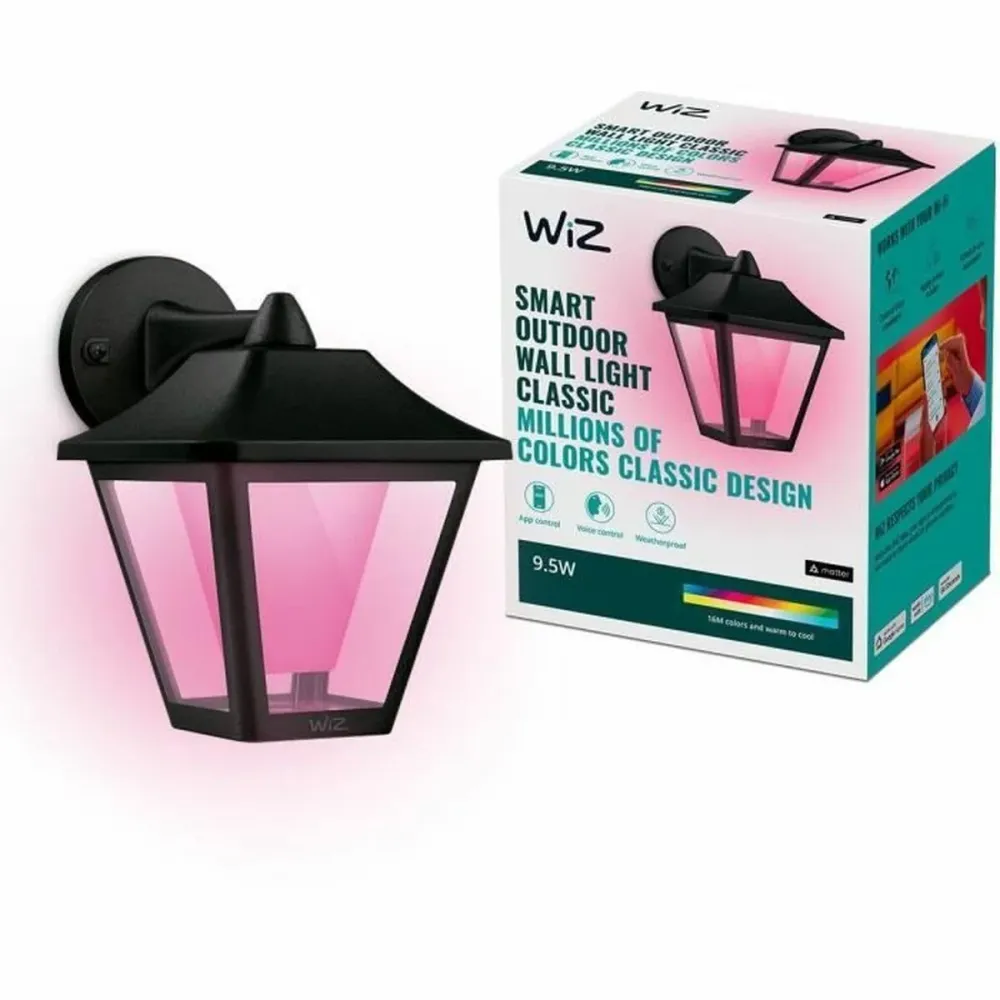 Luz de Parede Wiz Multicolor 8 W Metal WiFi 16 cm RGB