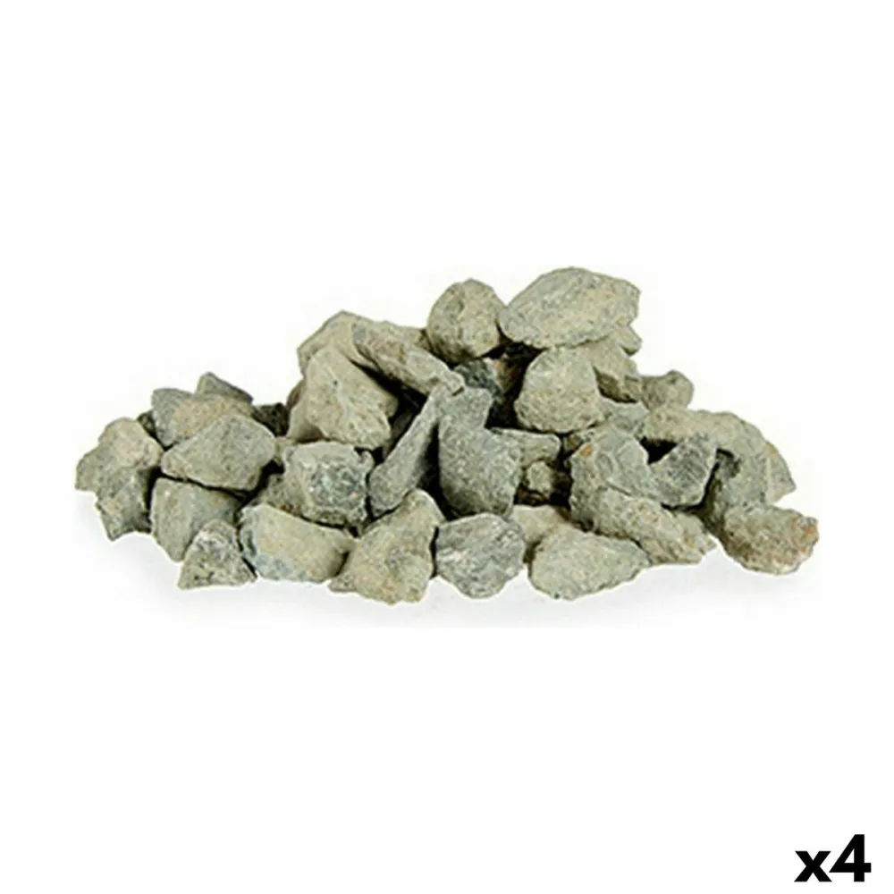 Pedras Decorativas 3 Kg Cinzento escuro (4 Unidades)