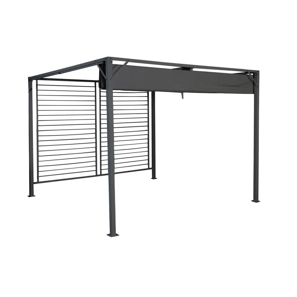 Pérgula DKD Home Decor Cinzento 300 x 300 x 230 cm ço