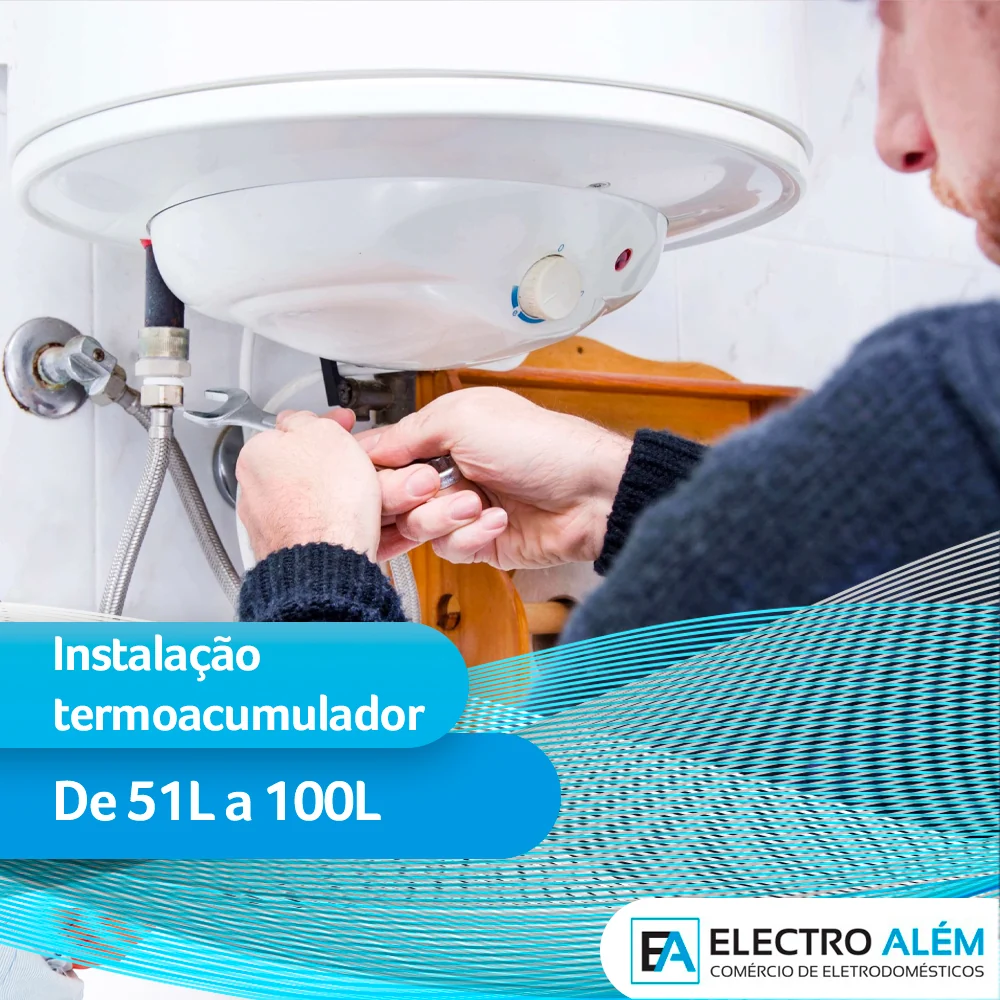 Instalação Termoacumulador de 51 100L
