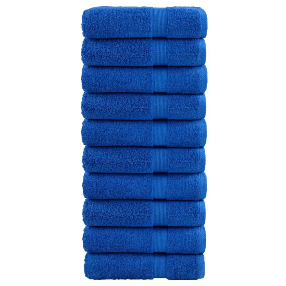 Jogo de Toalhas Toalhas de banho valorizado SOLUND 10 pcs 70x140 cm 600 gsm azul