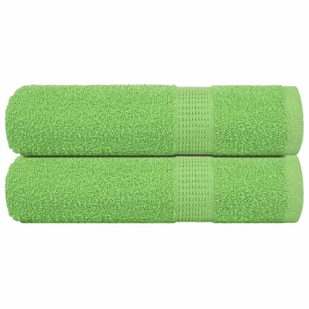 Super Absorvente e Macio Toalhas banho 2pcs 70x140cm 360 gsm 100% algodão verde maç