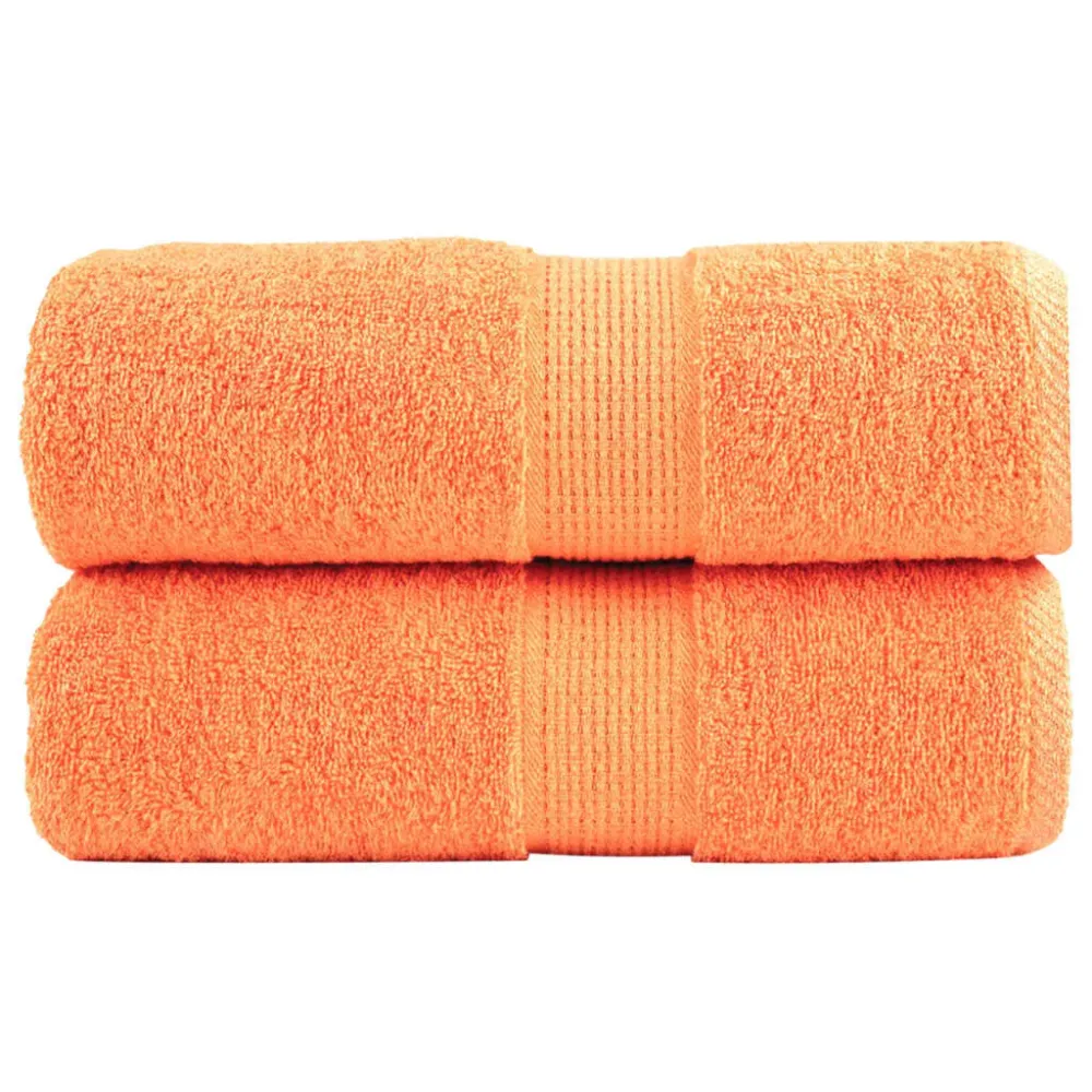Super Absorvente e Macio Toalhas de mãos valorizado SOLUND 2 pcs 30x30 cm 600 g/m2 laranja