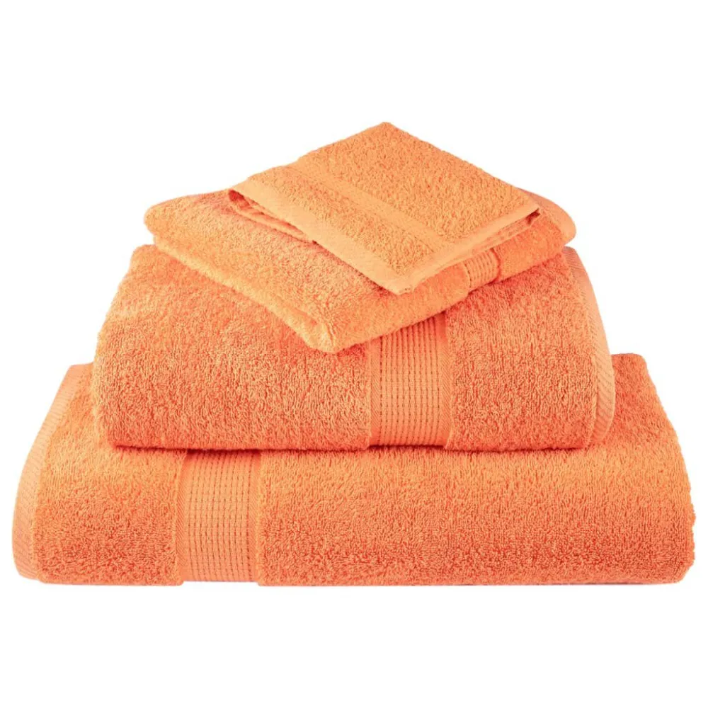 Super Absorvente e Macio Toalhas de mãos valorizado SOLUND 2 pcs 30x30 cm 600 g/m2 laranja
