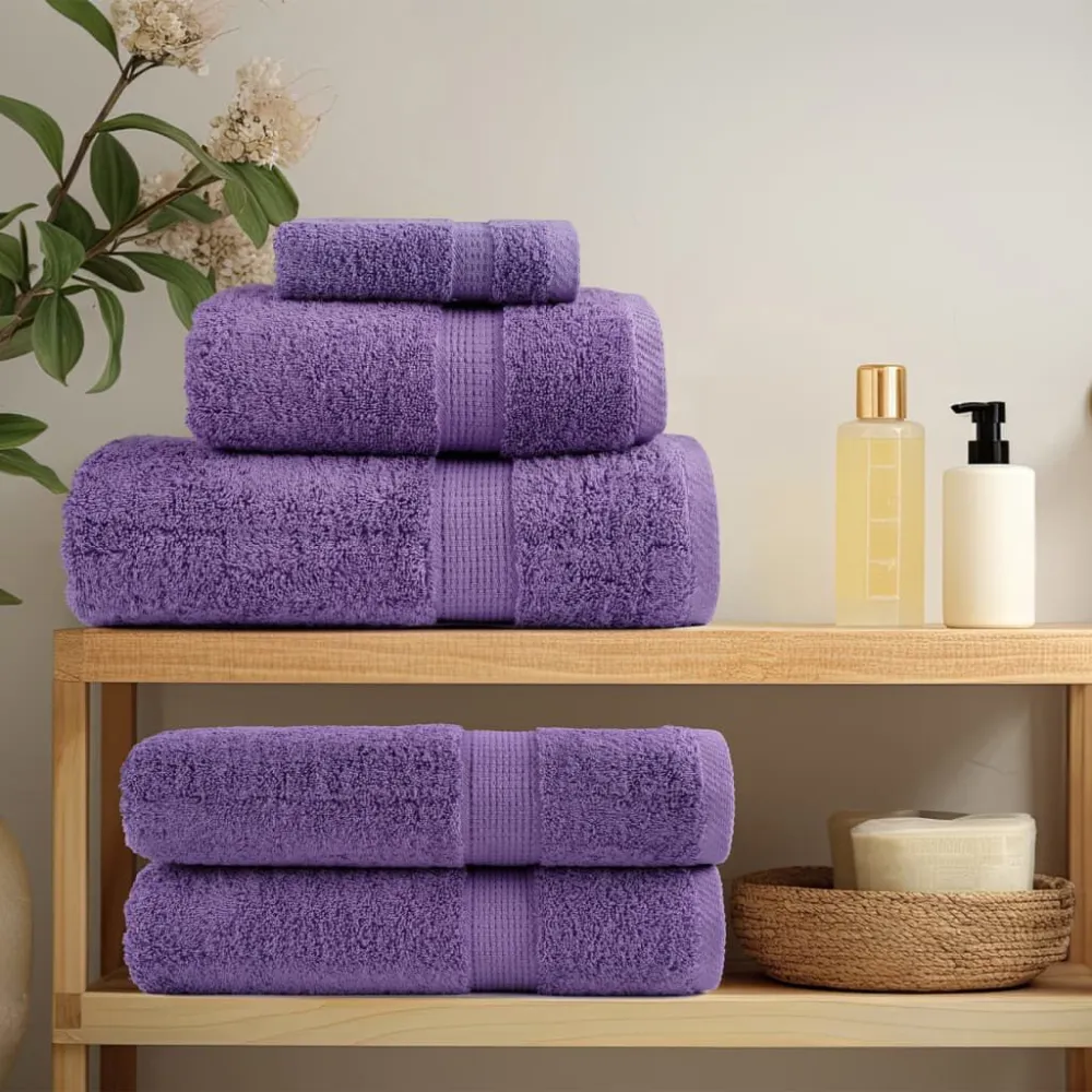 Toalhas de bidé superior SOLUND 10 pcs 30x50 cm 600 gsm roxo Lavável 60°C