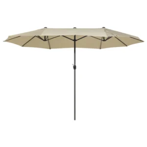Dobrado Canopy Garden Parasol 2.7 x 4.6 m Beige SIBILLA