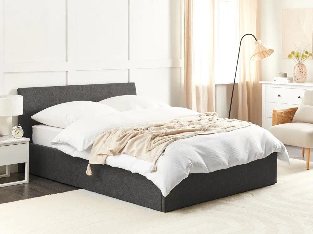 Fabric EU Par Size Ottoman Bed Grey ORBEY Compatível com Honda